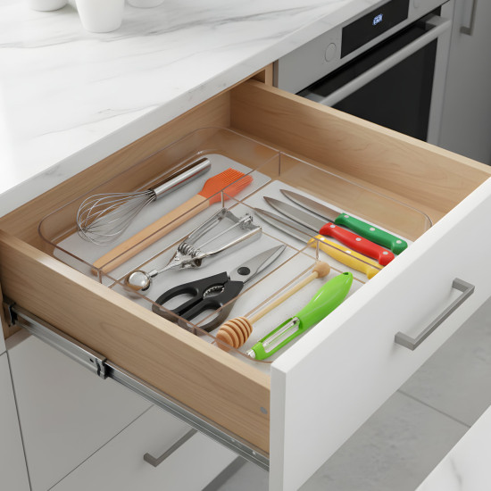Plastic Expandable Drawer Organizer